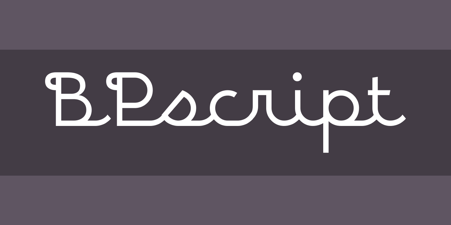 Font BPscript